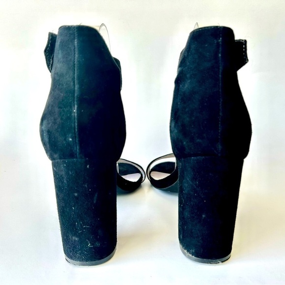 Jeffrey Campbell Lindsay Block Heel Ankle Strap Heeled Sandals Pumps Size 10 - Picture 10 of 12